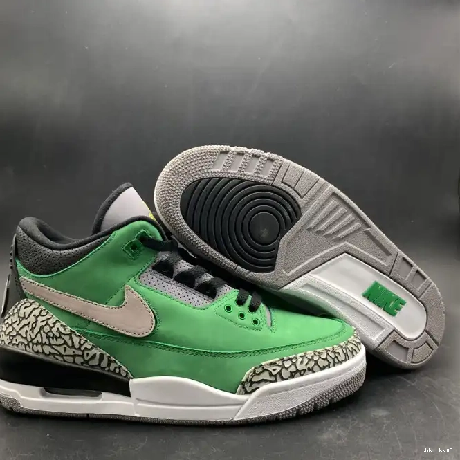 Cheap TBkick Jordan AJ3 PE shoes Air Retro Tinker 3 Ducks Oregon 867493 0426